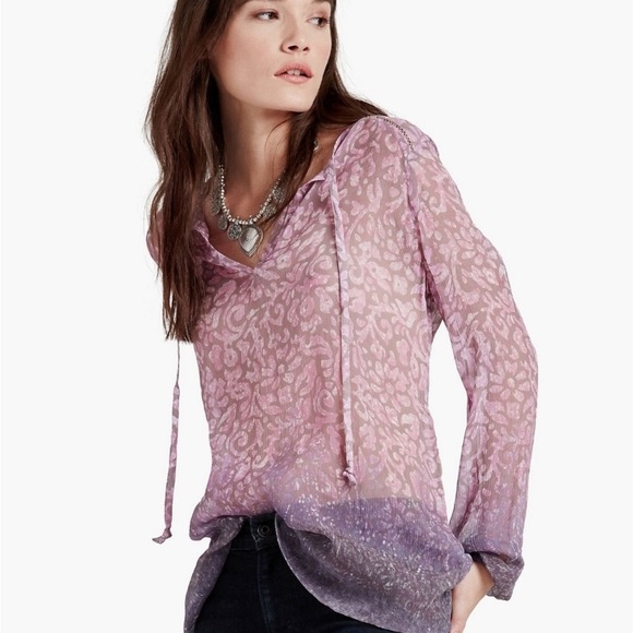 Lucky Brand Tops - 💝 NEW Lucky BRAND Border Print Top